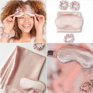 ZOE AYLA Silky Beauty Sleep Collection Boxed Gift Set in Pink *NIB!